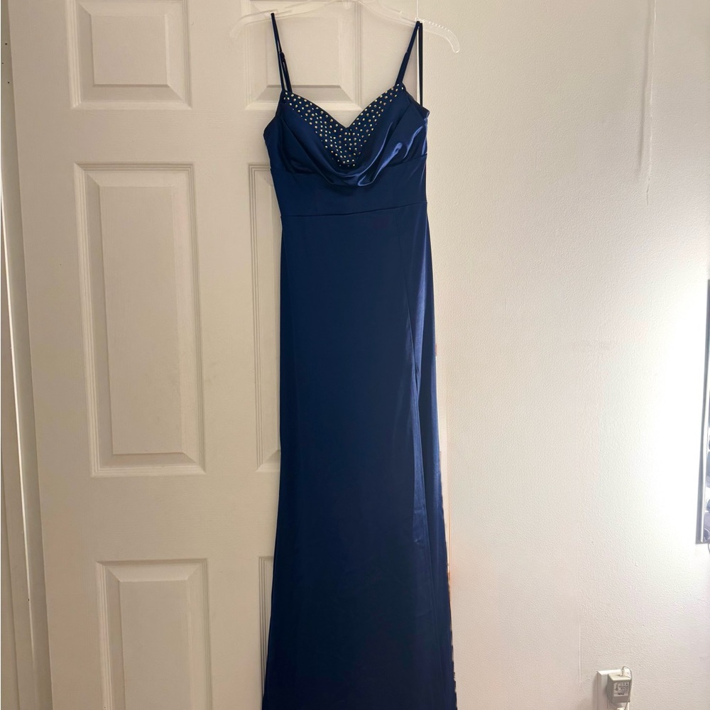 Navy Blue Formal Dress